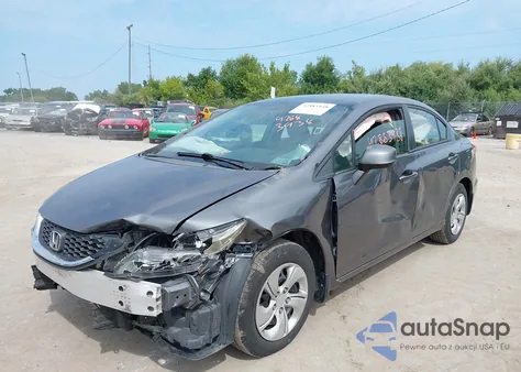 2013 Honda Civic Lx z USA, uszkodzony, nr VIN 19XFB2F54DE249644